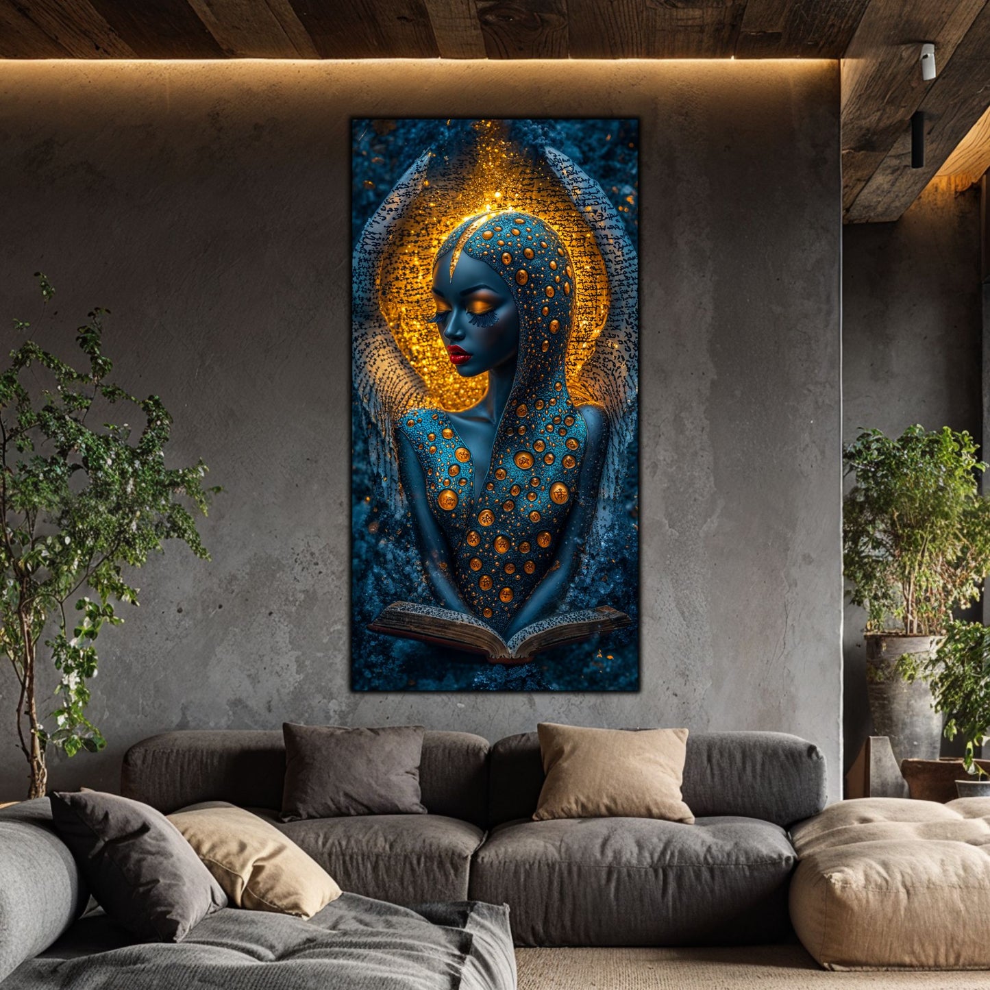 Tablou unicat din sticlă securizată Beyond Creation - No30