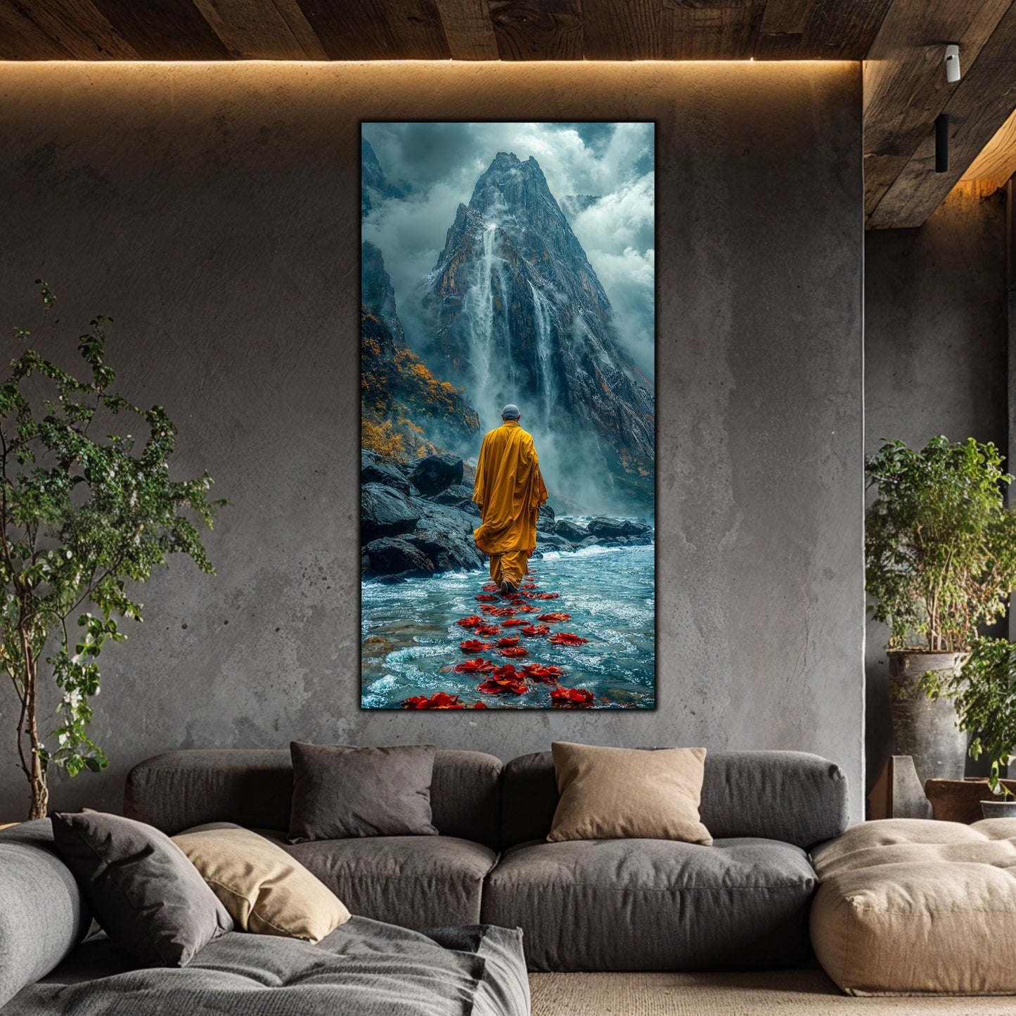 Tablou unicat din sticlă securizată Vanishing Step - No24