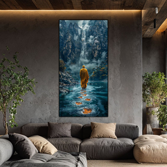 Tablou unicat din sticlă securizată Vanishing Step - No20