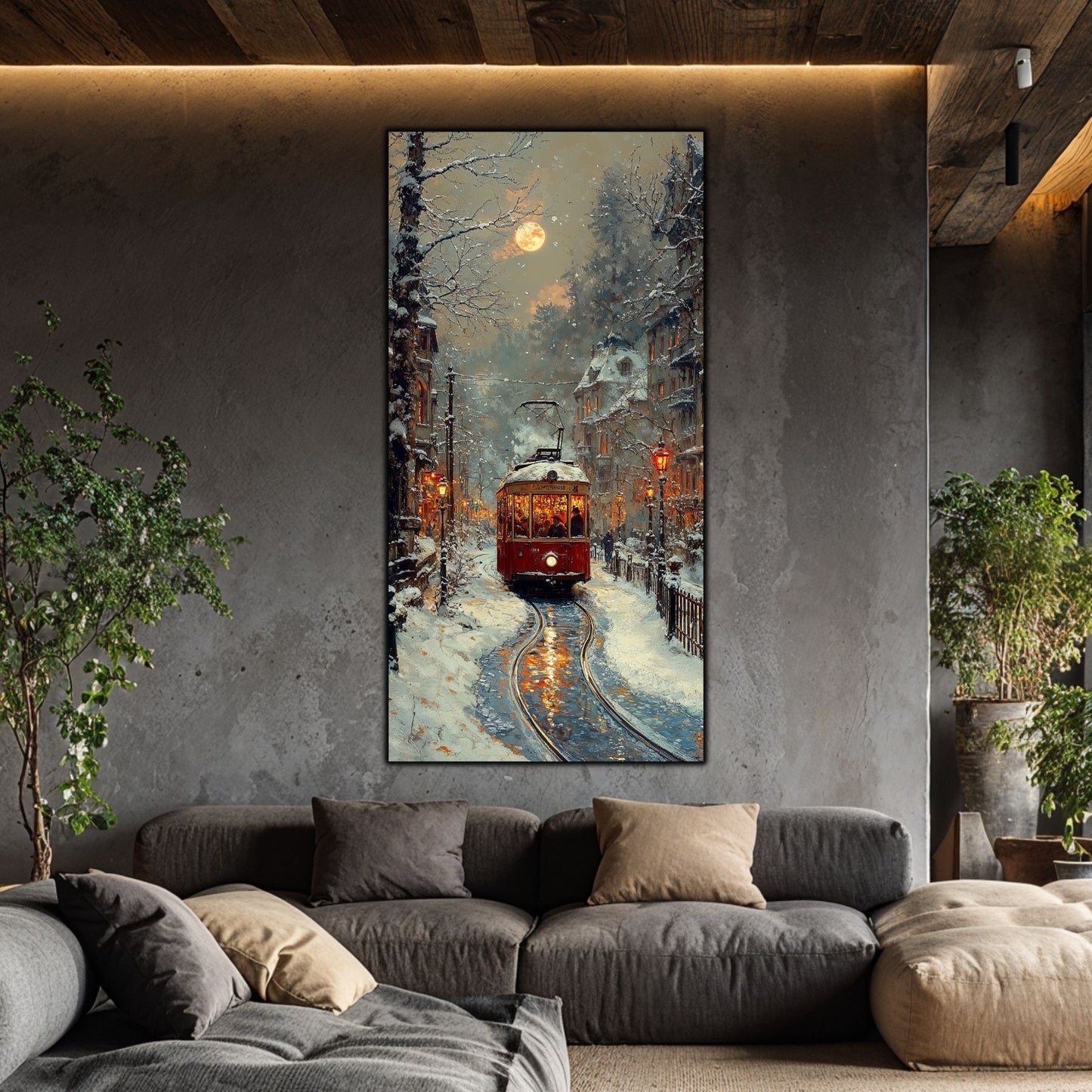 Tablou Sticla Securizata - Colectia Cold Ember - no25