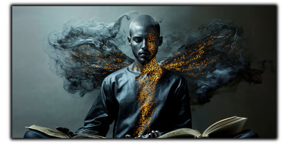 Beyond Meditation - Tablouri moderne pe sticla securizata pentru living contemporan NO30