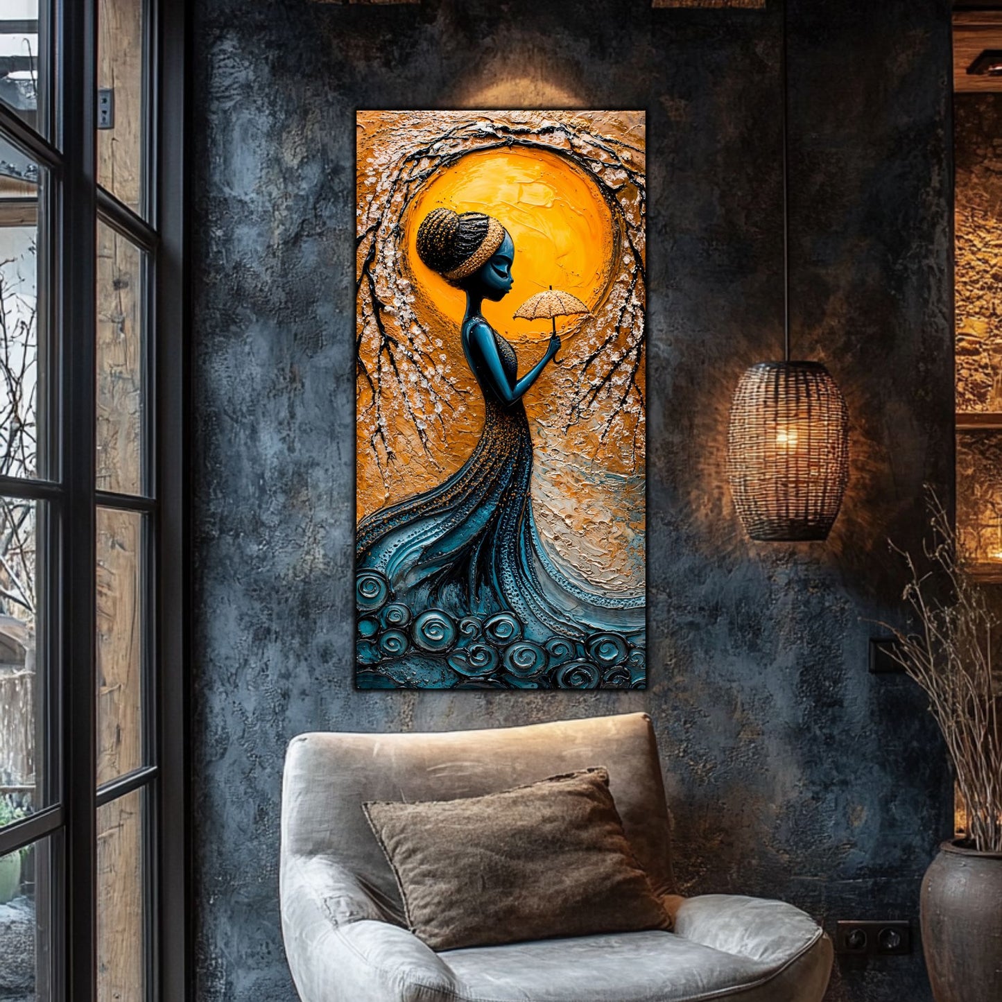 Tablou unicat din sticlă securizată Beyond Origin - No19