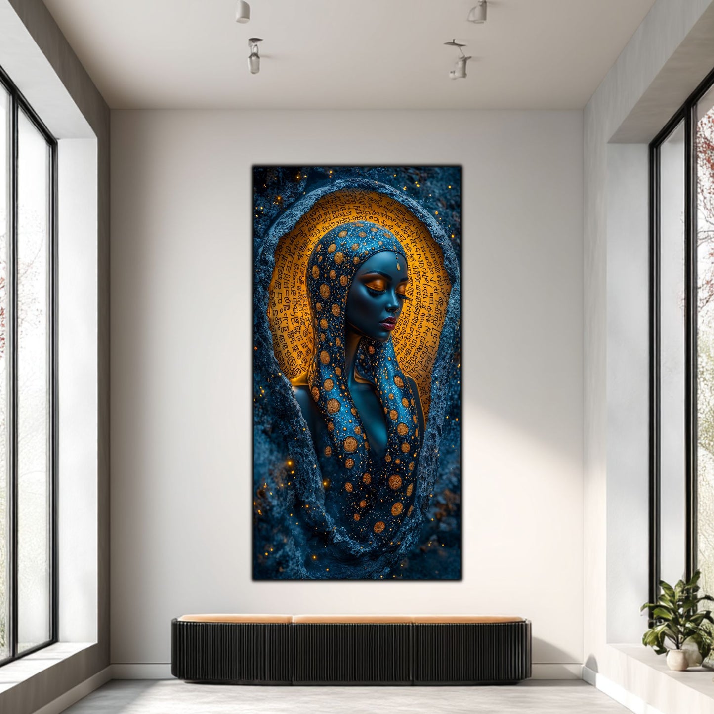 Tablou unicat din sticlă securizată Beyond Creation - No22