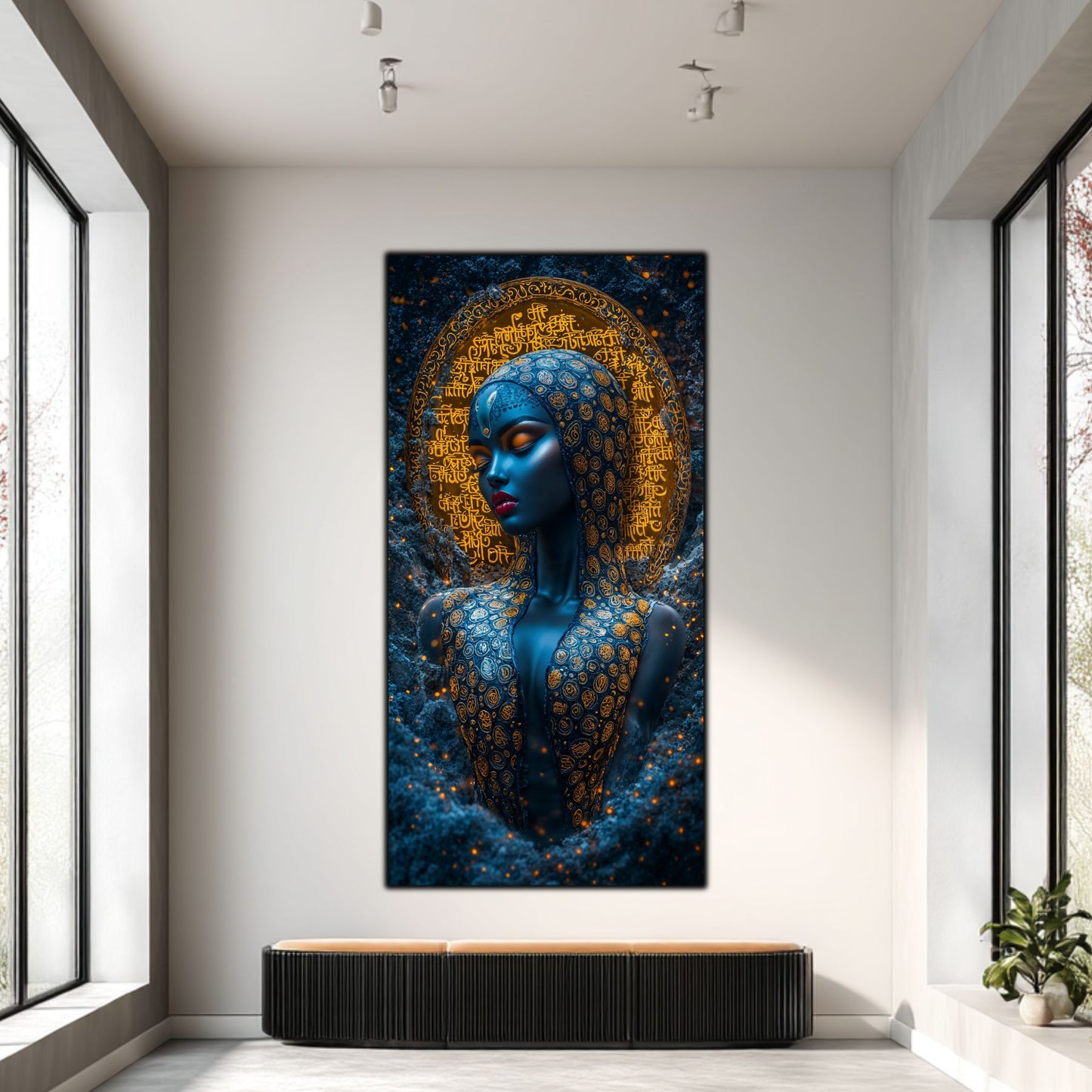 Tablou unicat din sticlă securizată Beyond Creation - No24