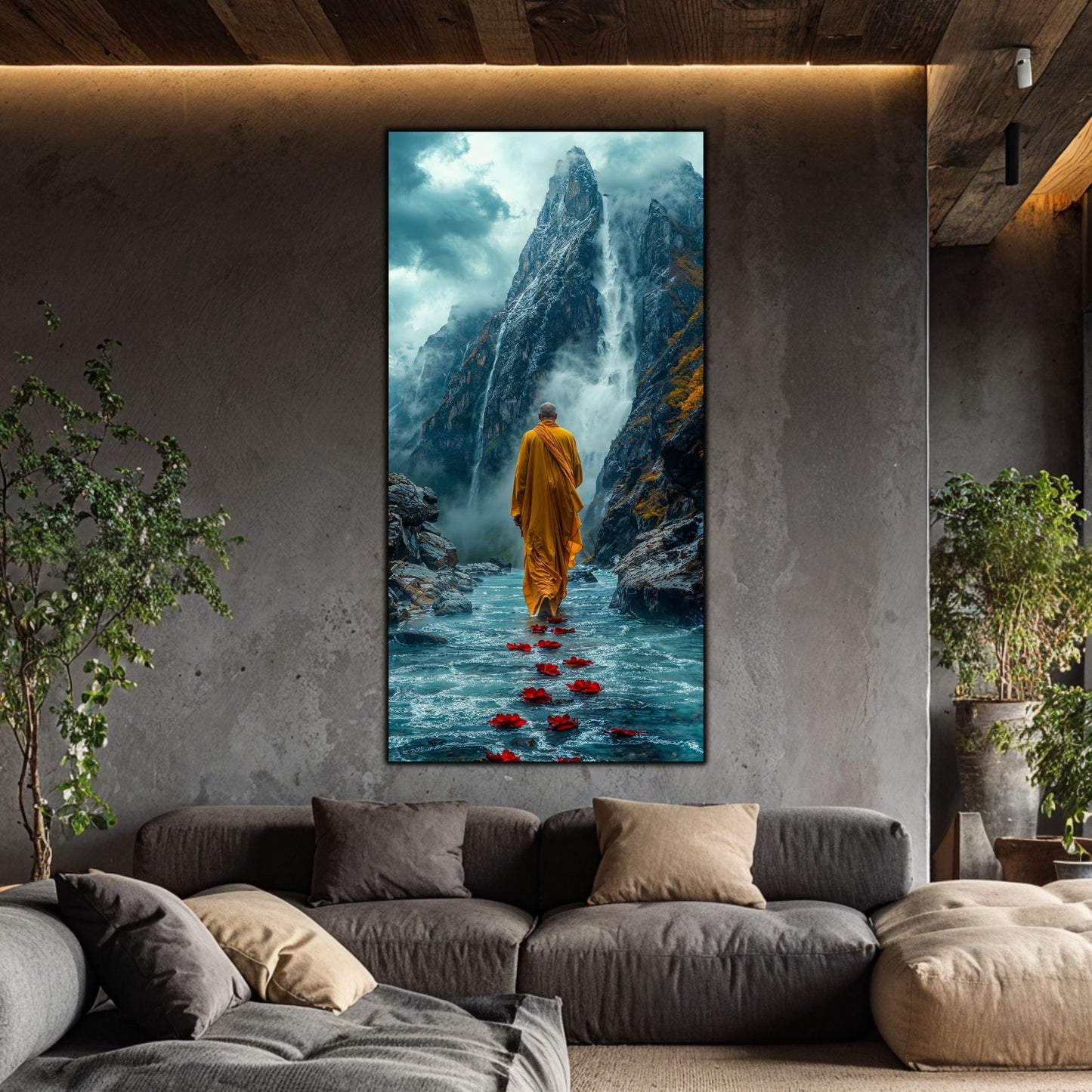 Tablou unicat din sticlă securizată Vanishing Step - No22