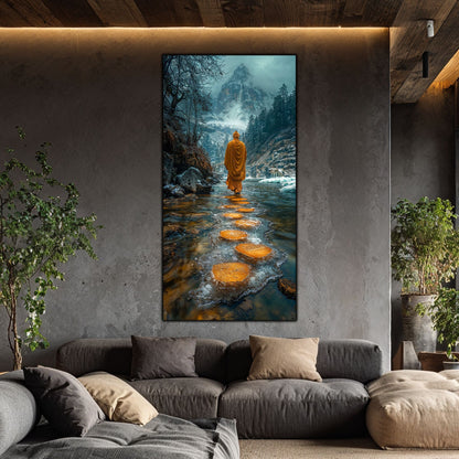 Tablou unicat din sticlă securizată Vanishing Step - No19