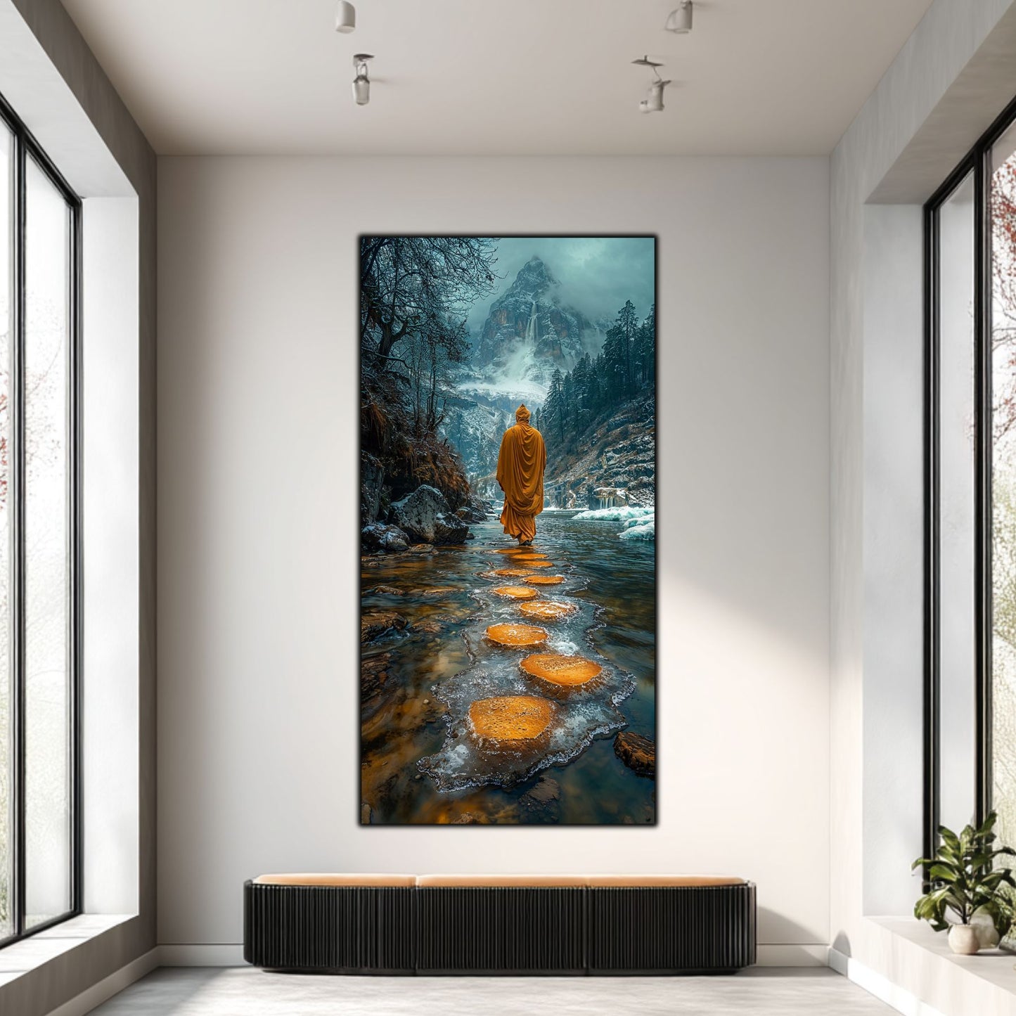 Tablou unicat din sticlă securizată Vanishing Step - No19