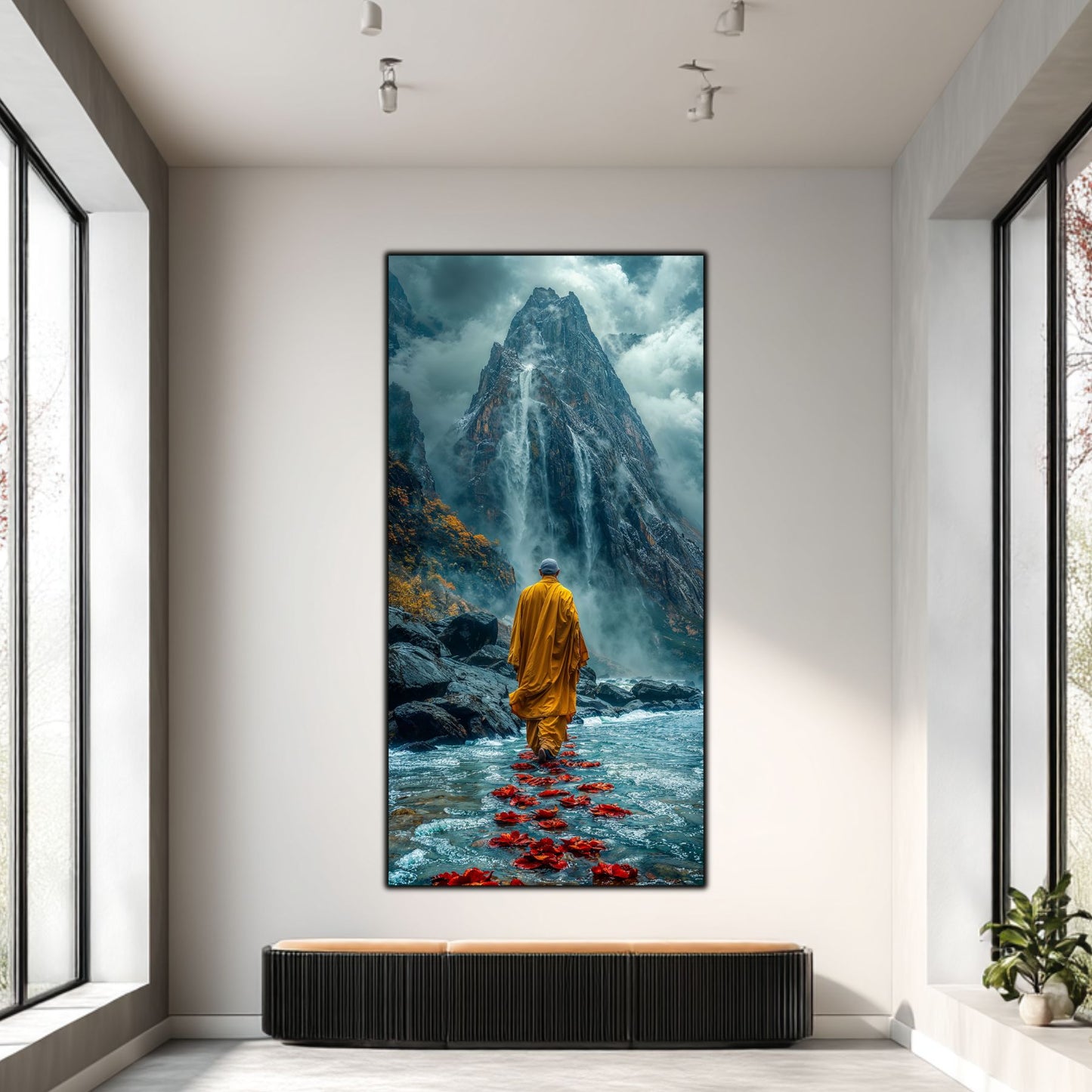 Tablou unicat din sticlă securizată Vanishing Step - No24