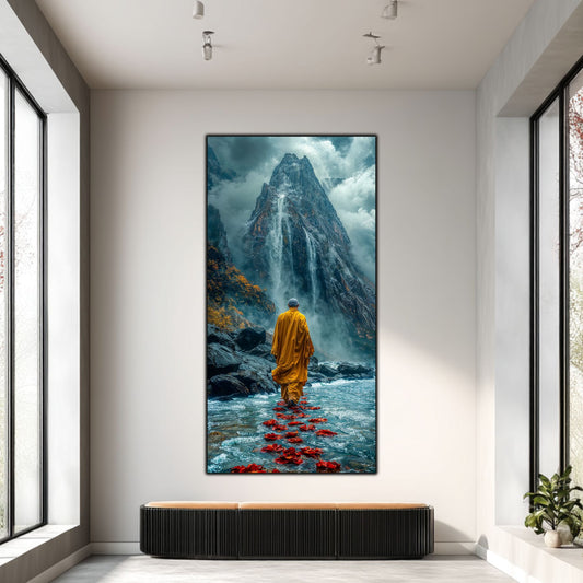 Tablou unicat din sticlă securizată Vanishing Step - No24