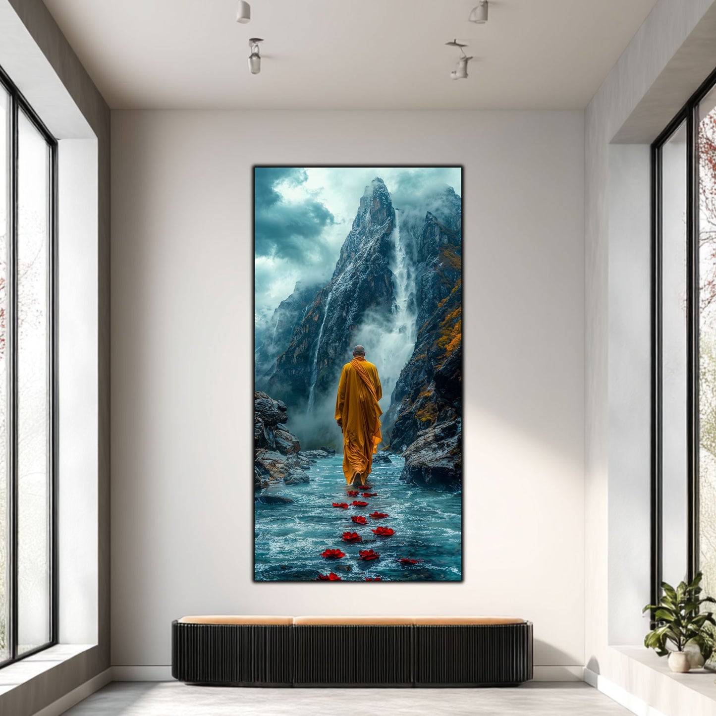 Tablou unicat din sticlă securizată Vanishing Step - No22