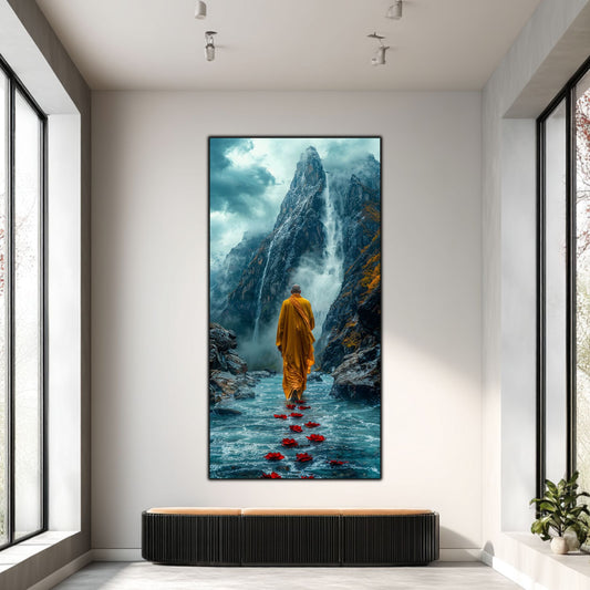 Tablou unicat din sticlă securizată Vanishing Step - No22