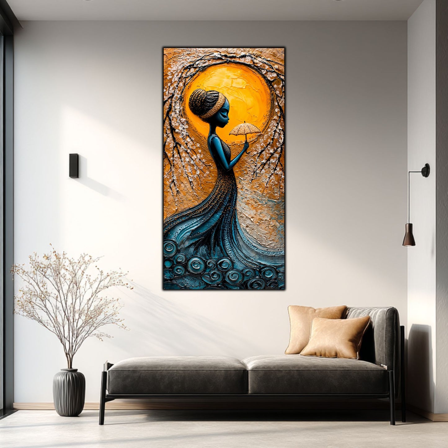 Tablou unicat din sticlă securizată Beyond Origin - No19