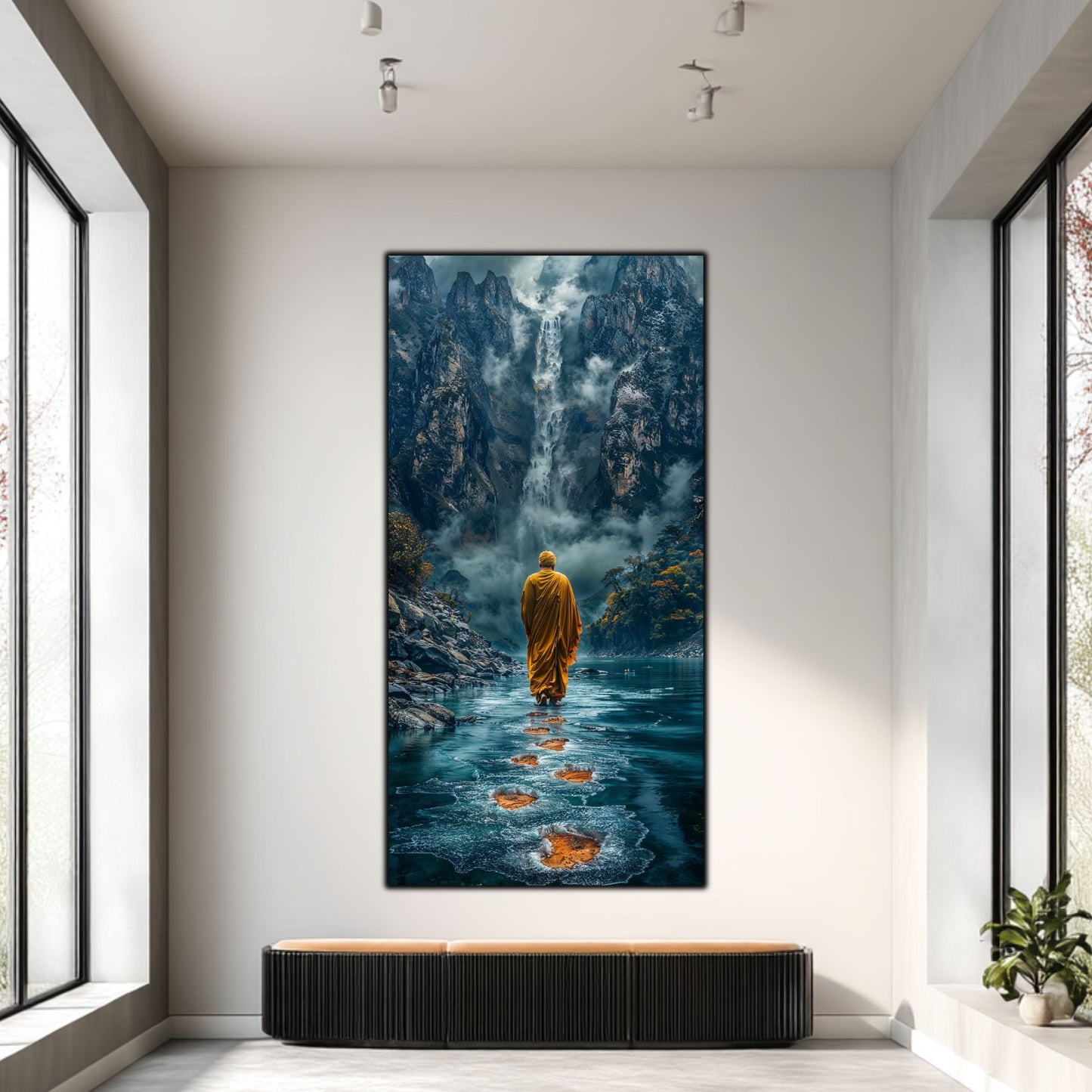 Tablou unicat din sticlă securizată Vanishing Step - No20