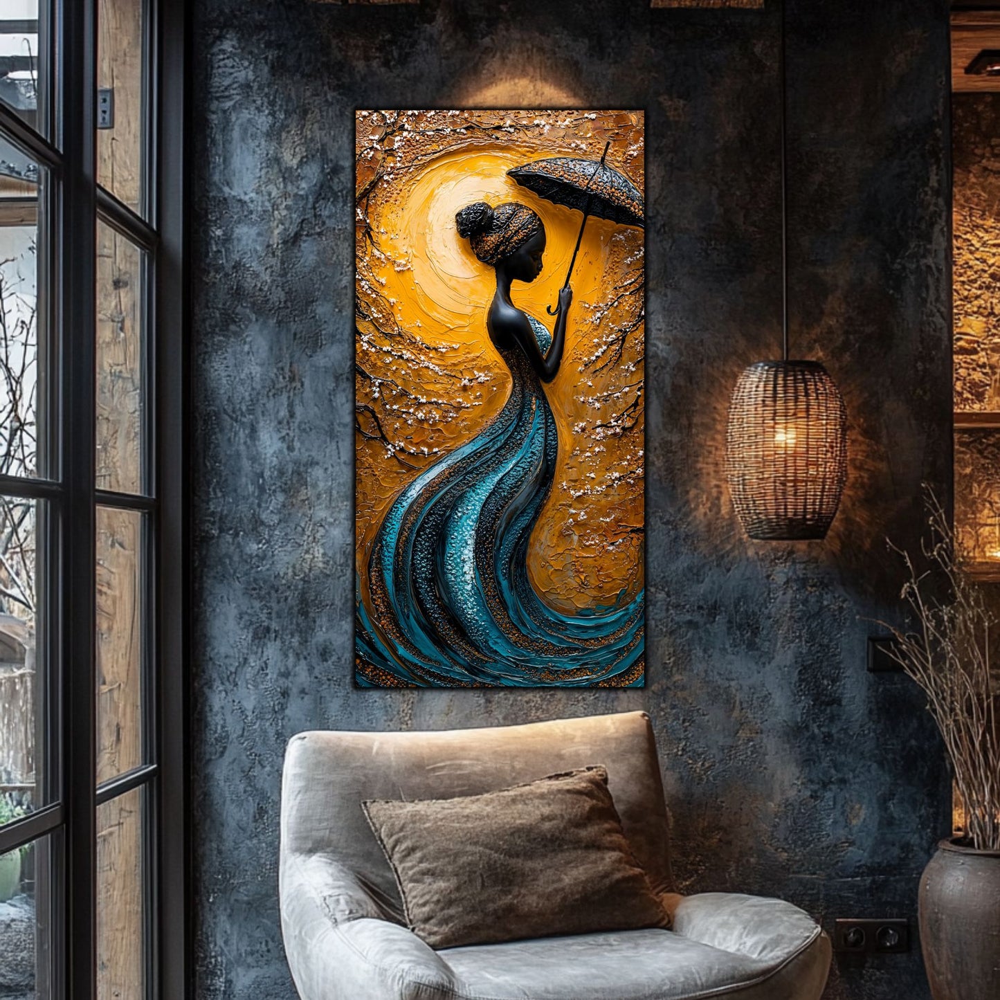 Tablou unicat din sticlă securizată Beyond Origin - No22