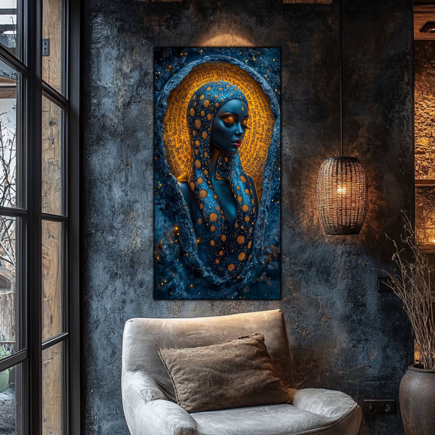 Tablou unicat din sticlă securizată Beyond Creation - No22