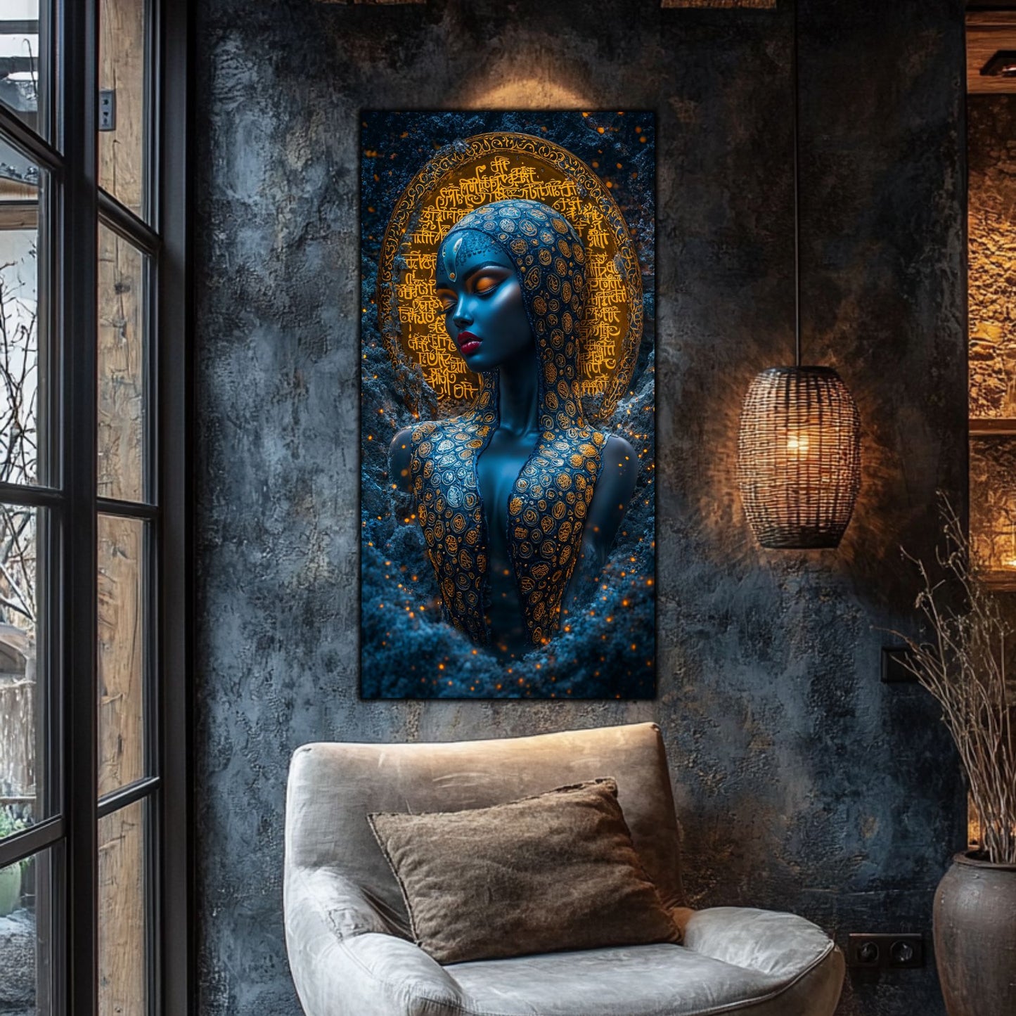 Tablou unicat din sticlă securizată Beyond Creation - No24