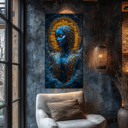 Tablou unicat din sticlă securizată Beyond Creation - No24