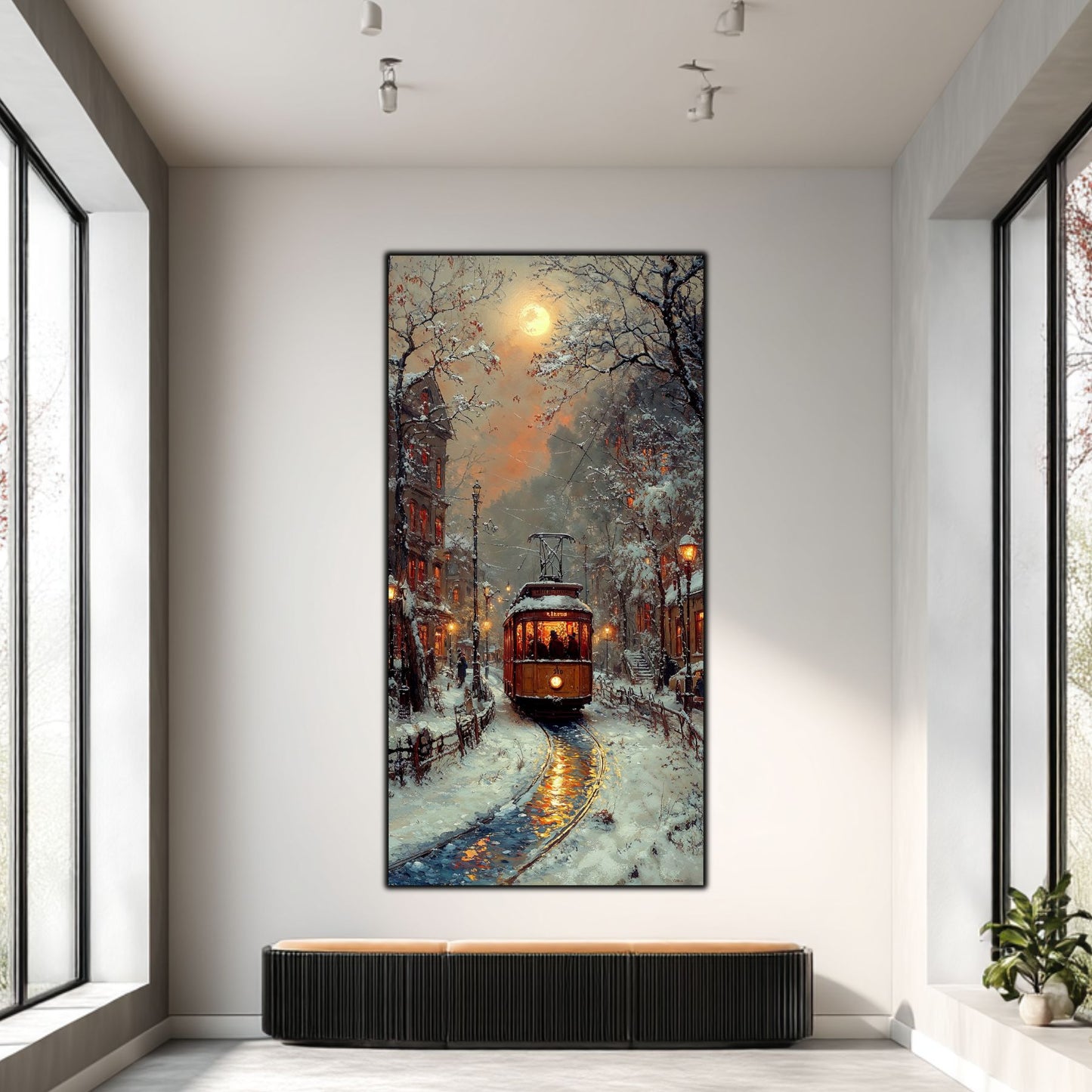 Tablou Sticla Securizata - Colectia Cold Ember - no27