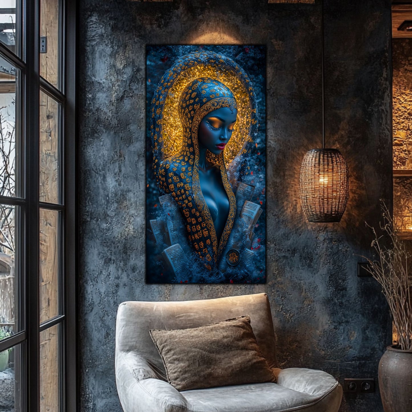 Tablou unicat din sticlă securizată Beyond Creation - No28