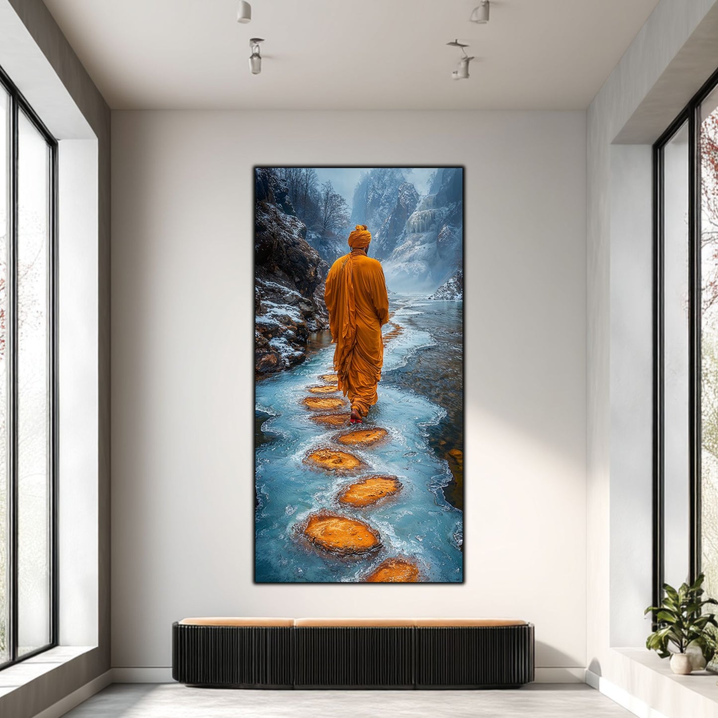 Tablou unicat din sticlă securizată Vanishing Step - No21