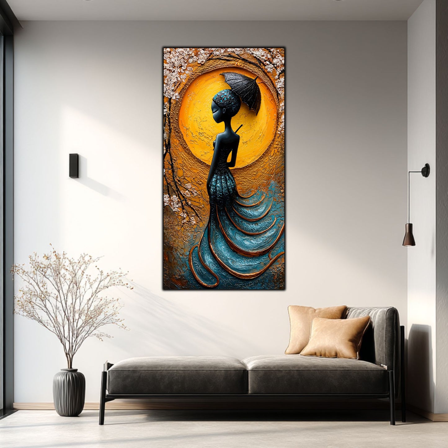 Tablou unicat din sticlă securizată Beyond Origin - No21