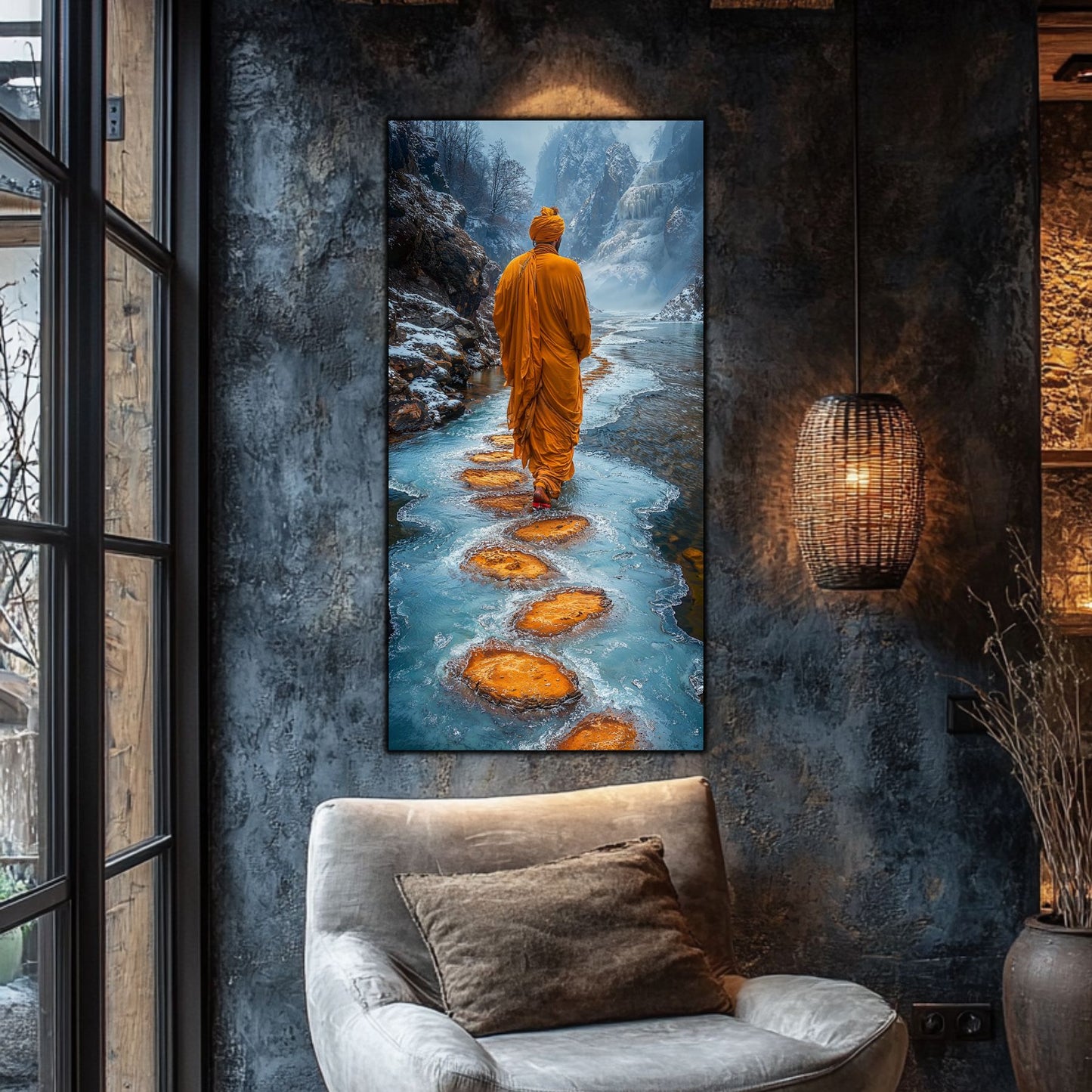 Tablou unicat din sticlă securizată Vanishing Step - No21