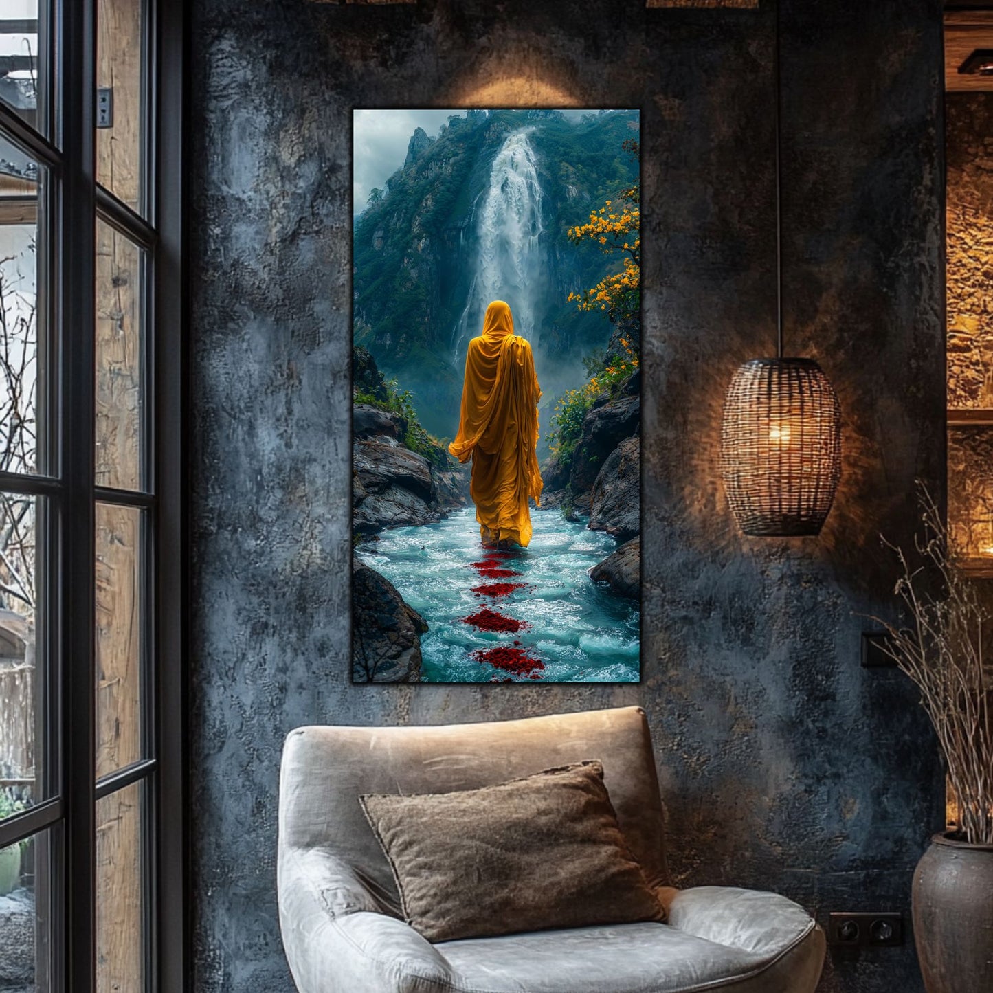 Tablou unicat din sticlă securizată Vanishing Step - No23