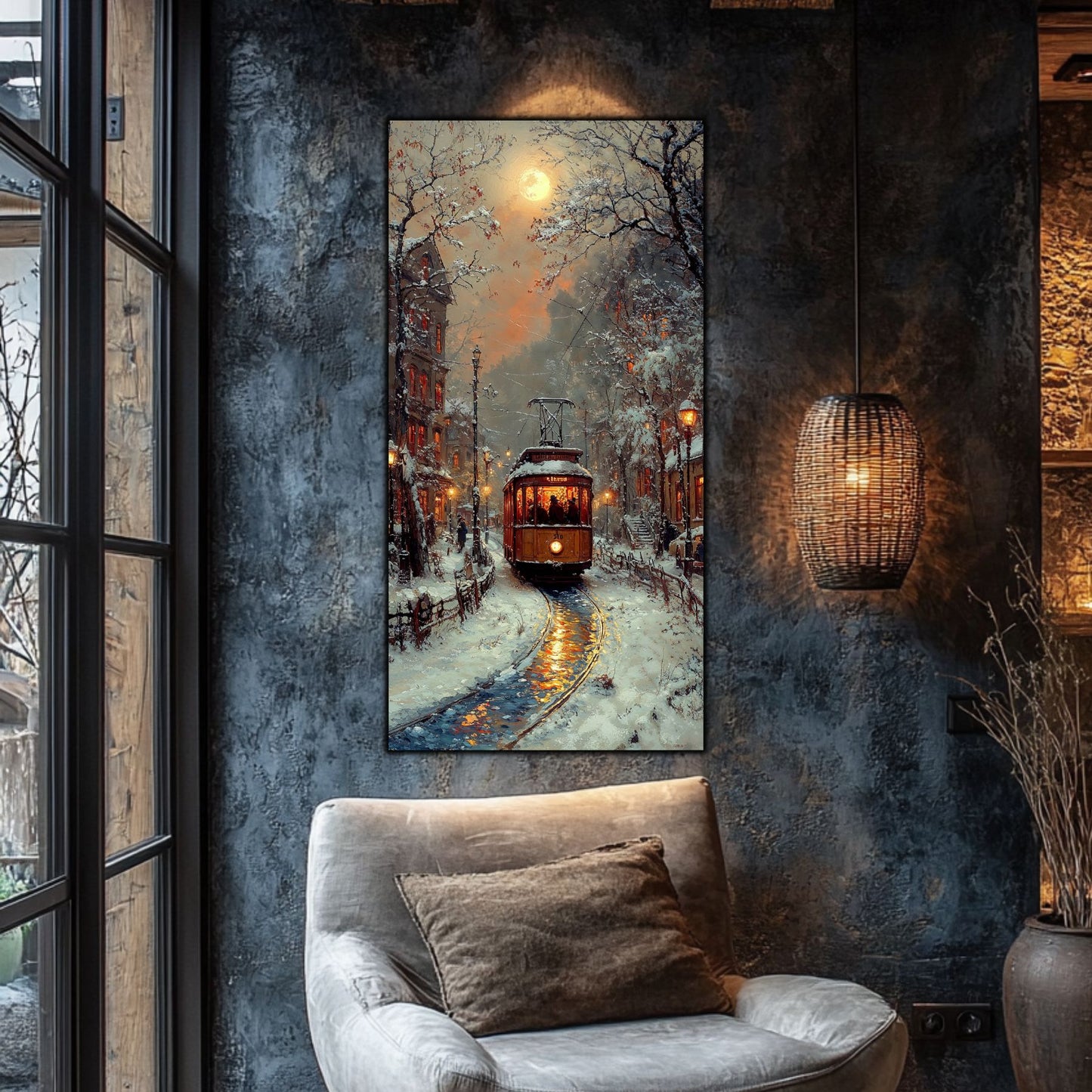 Tablou Sticla Securizata - Colectia Cold Ember - no27