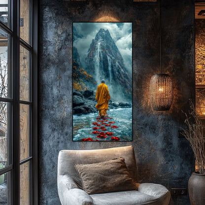 Tablou unicat din sticlă securizată Vanishing Step - No24