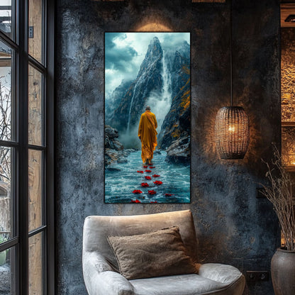 Tablou unicat din sticlă securizată Vanishing Step - No22