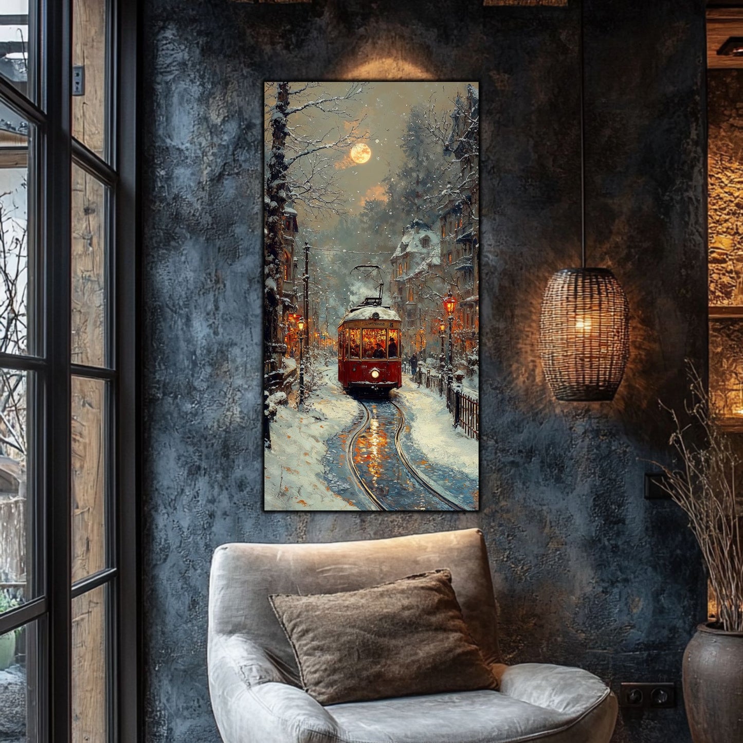 Tablou Sticla Securizata - Colectia Cold Ember - no25