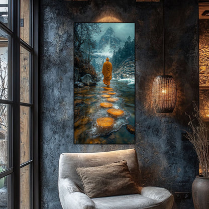 Tablou unicat din sticlă securizată Vanishing Step - No19