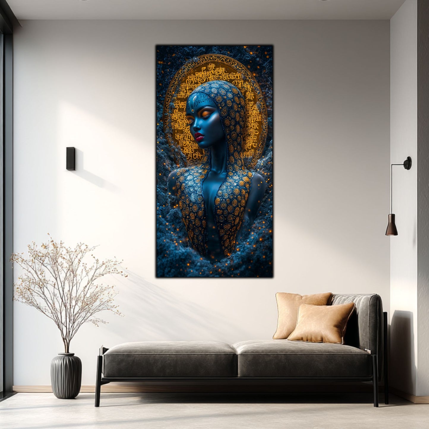 Tablou unicat din sticlă securizată Beyond Creation - No24