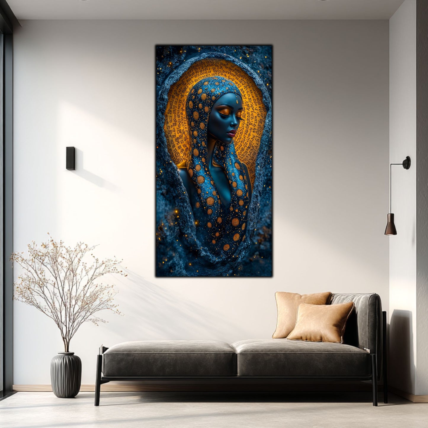 Tablou unicat din sticlă securizată Beyond Creation - No22