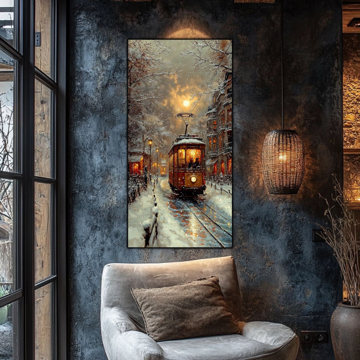 Tablou Sticla Securizata - Colectia Cold Ember - no26