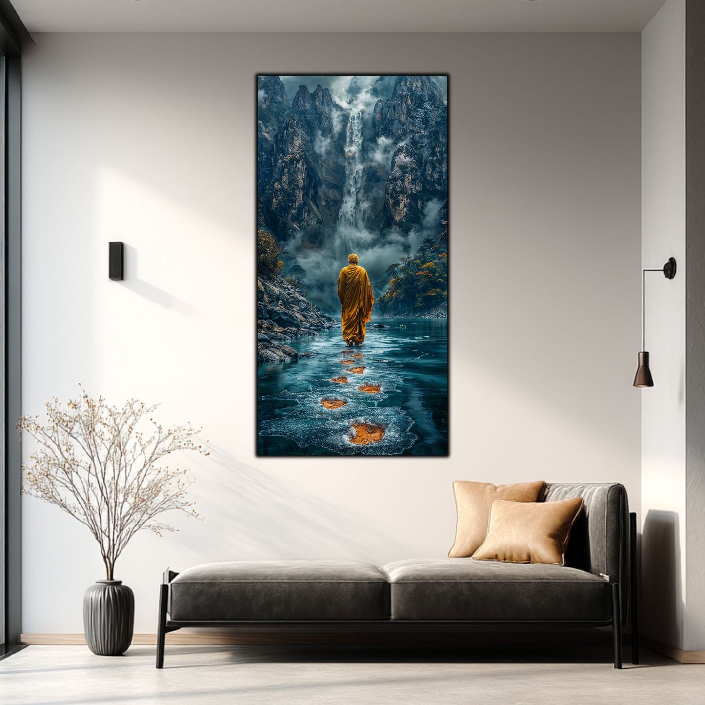 Tablou unicat din sticlă securizată Vanishing Step - No20