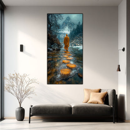 Tablou unicat din sticlă securizată Vanishing Step - No19