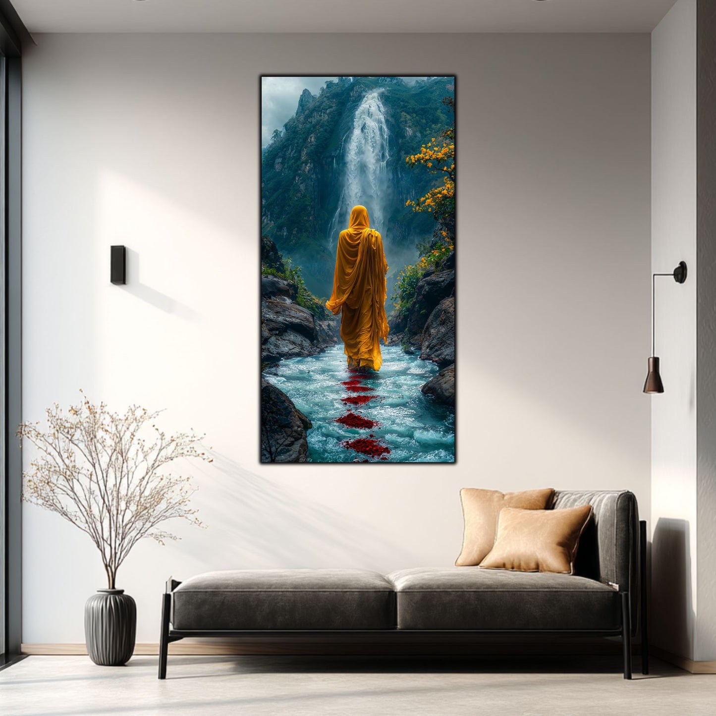 Tablou unicat din sticlă securizată Vanishing Step - No23