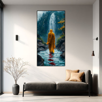 Tablou unicat din sticlă securizată Vanishing Step - No23