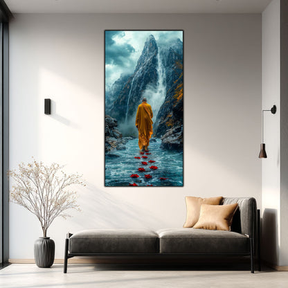 Tablou unicat din sticlă securizată Vanishing Step - No22