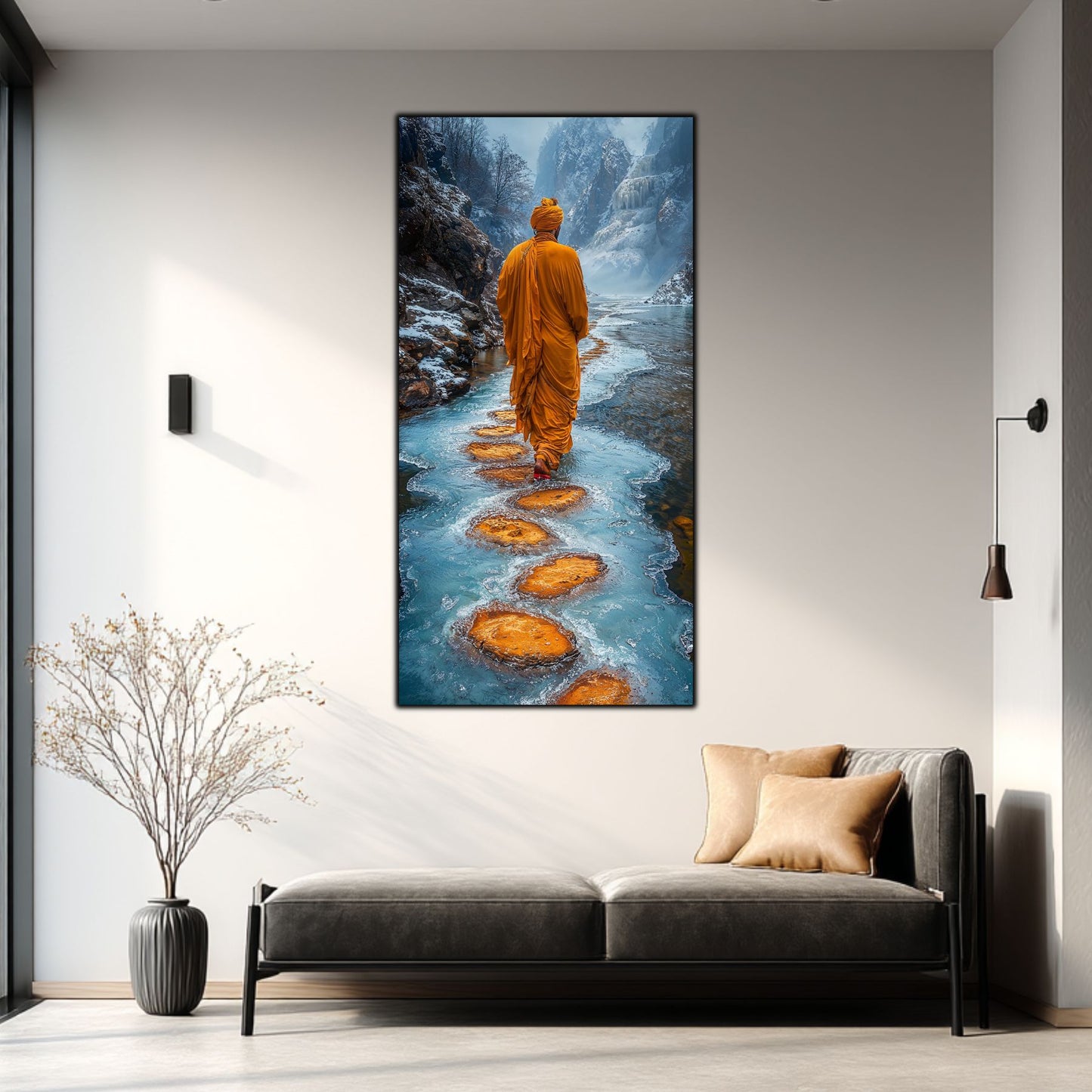 Tablou unicat din sticlă securizată Vanishing Step - No21