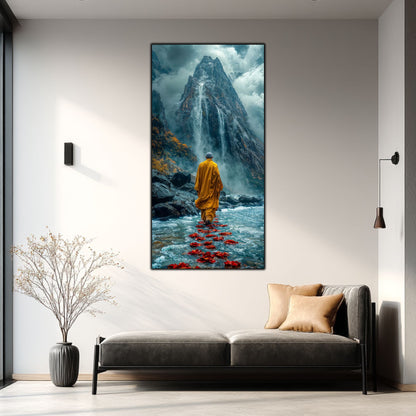 Tablou unicat din sticlă securizată Vanishing Step - No24