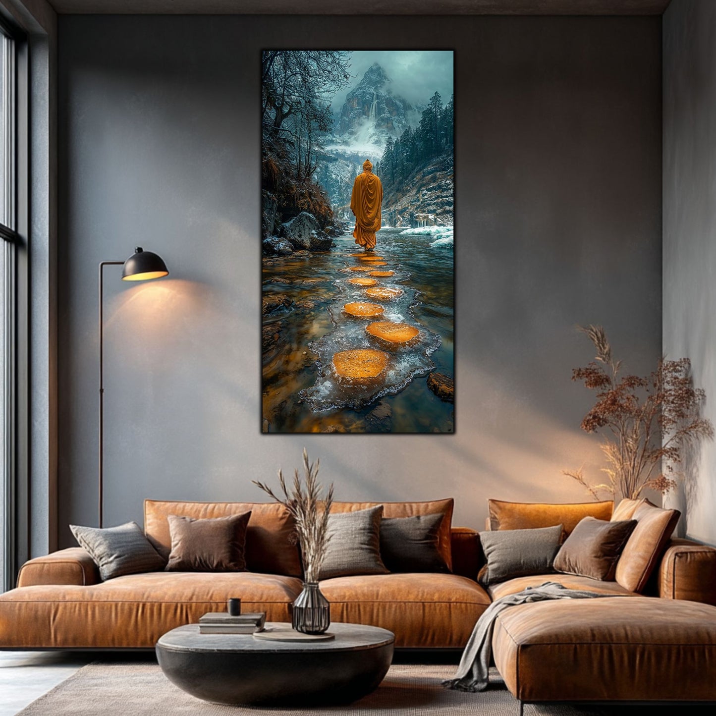 Tablou unicat din sticlă securizată Vanishing Step - No19