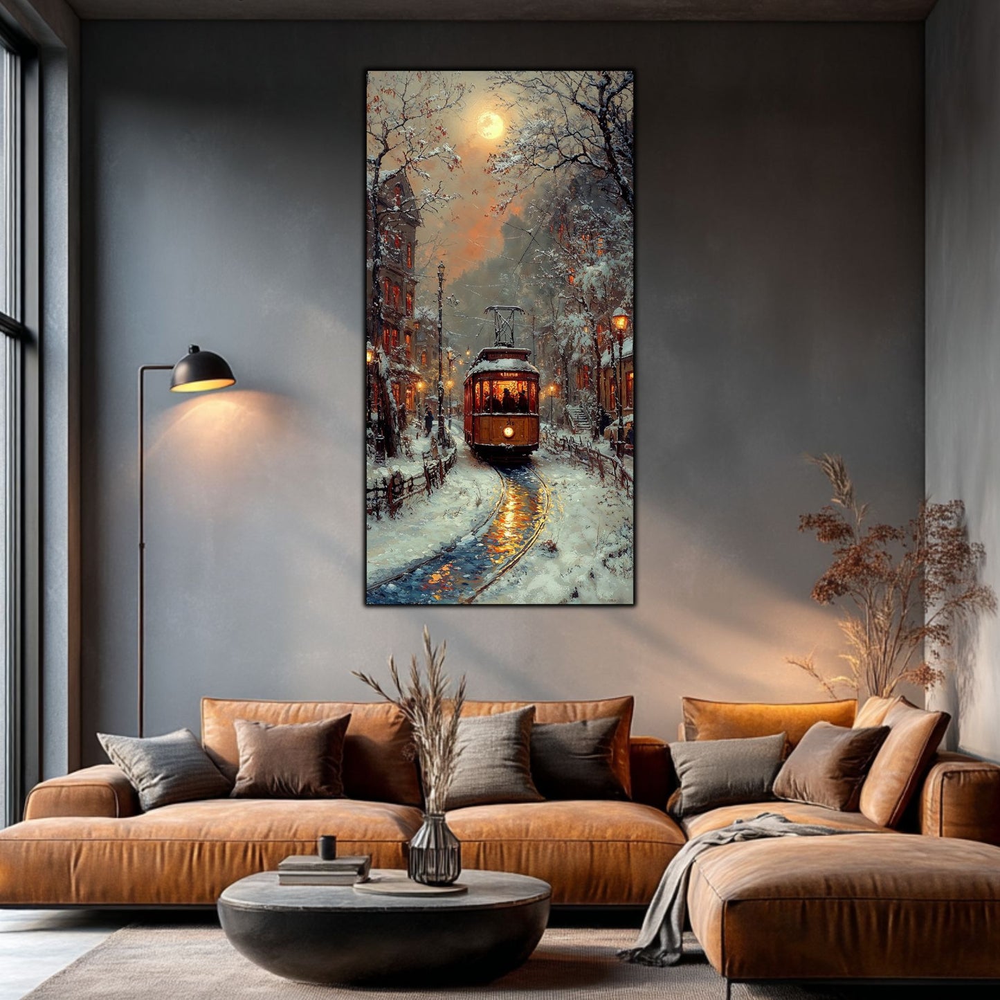 Tablou Sticla Securizata - Colectia Cold Ember - no27