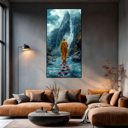 Tablou unicat din sticlă securizată Vanishing Step - No22