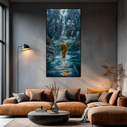 Tablou unicat din sticlă securizată Vanishing Step - No20