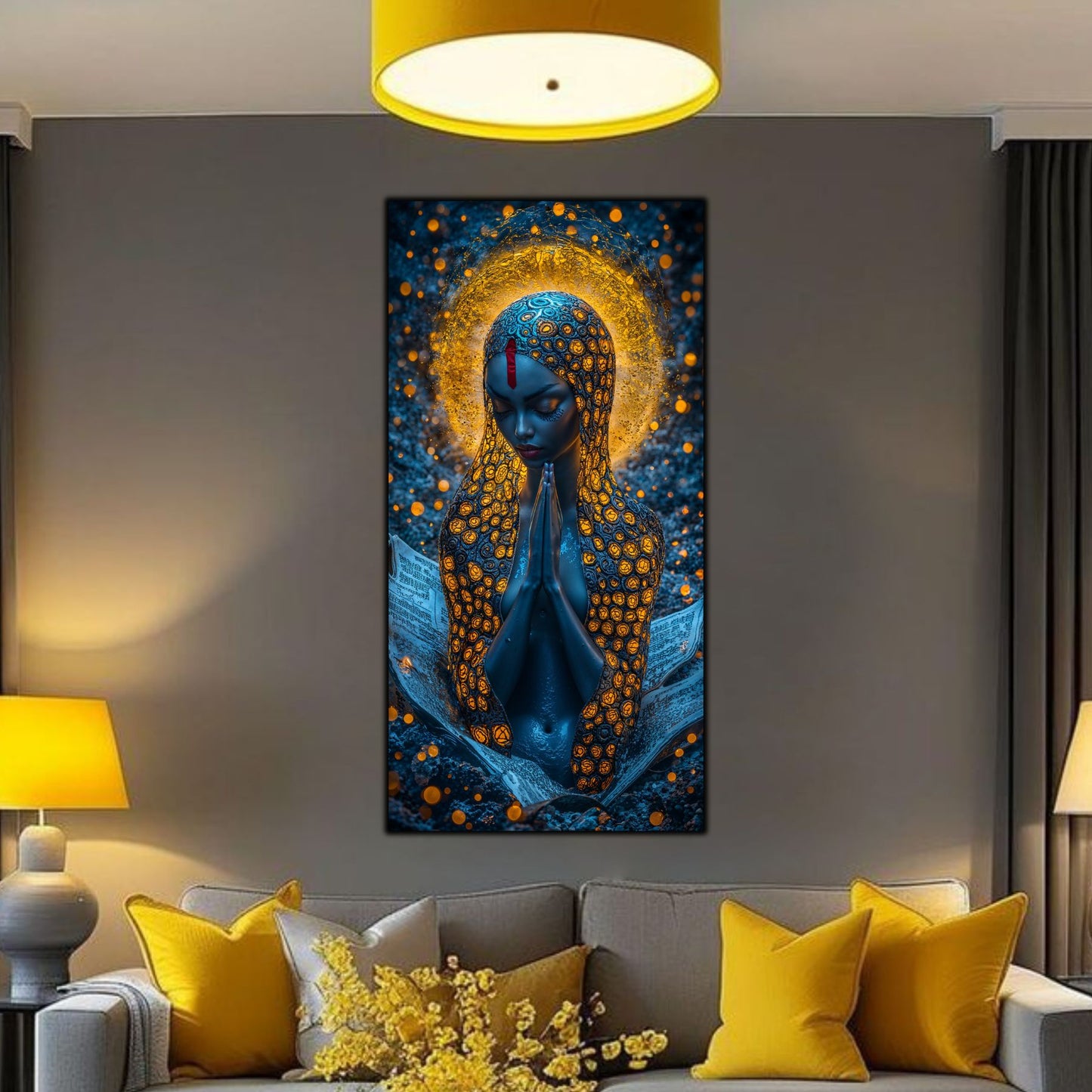 Tablou unicat din sticlă securizată Beyond Creation - No23