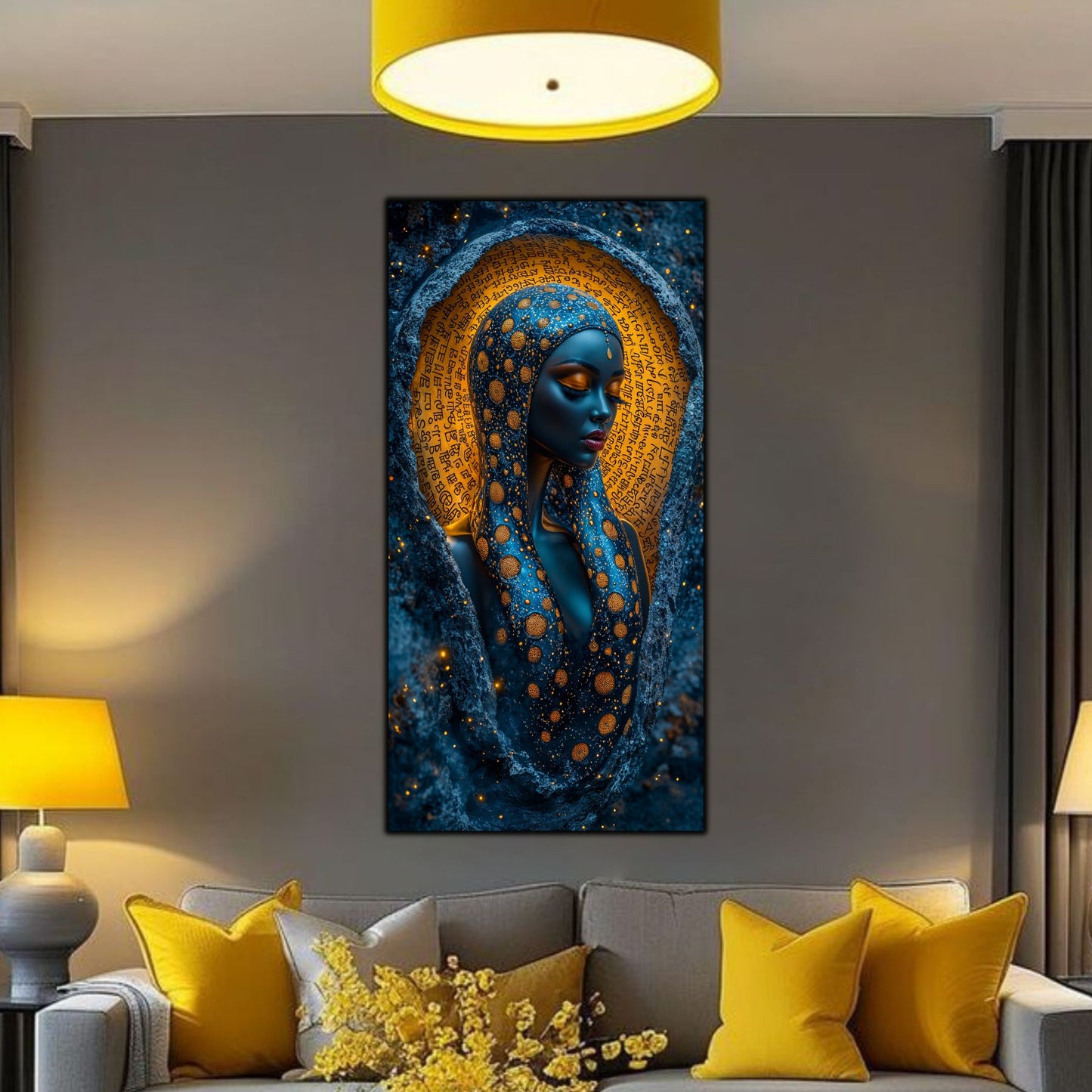 Tablou unicat din sticlă securizată Beyond Creation - No22