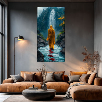 Tablou unicat din sticlă securizată Vanishing Step - No23