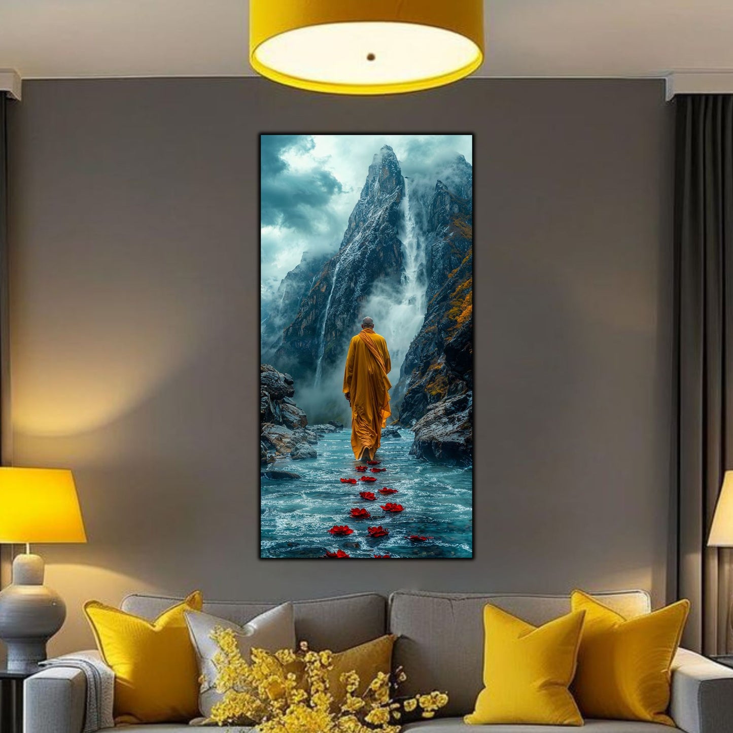 Tablou unicat din sticlă securizată Vanishing Step - No22